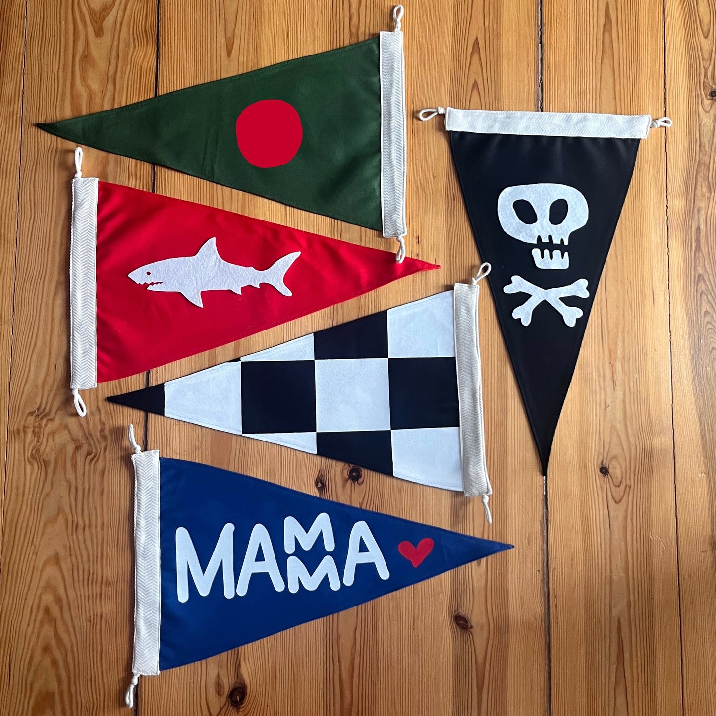 Mamma Blue Flag